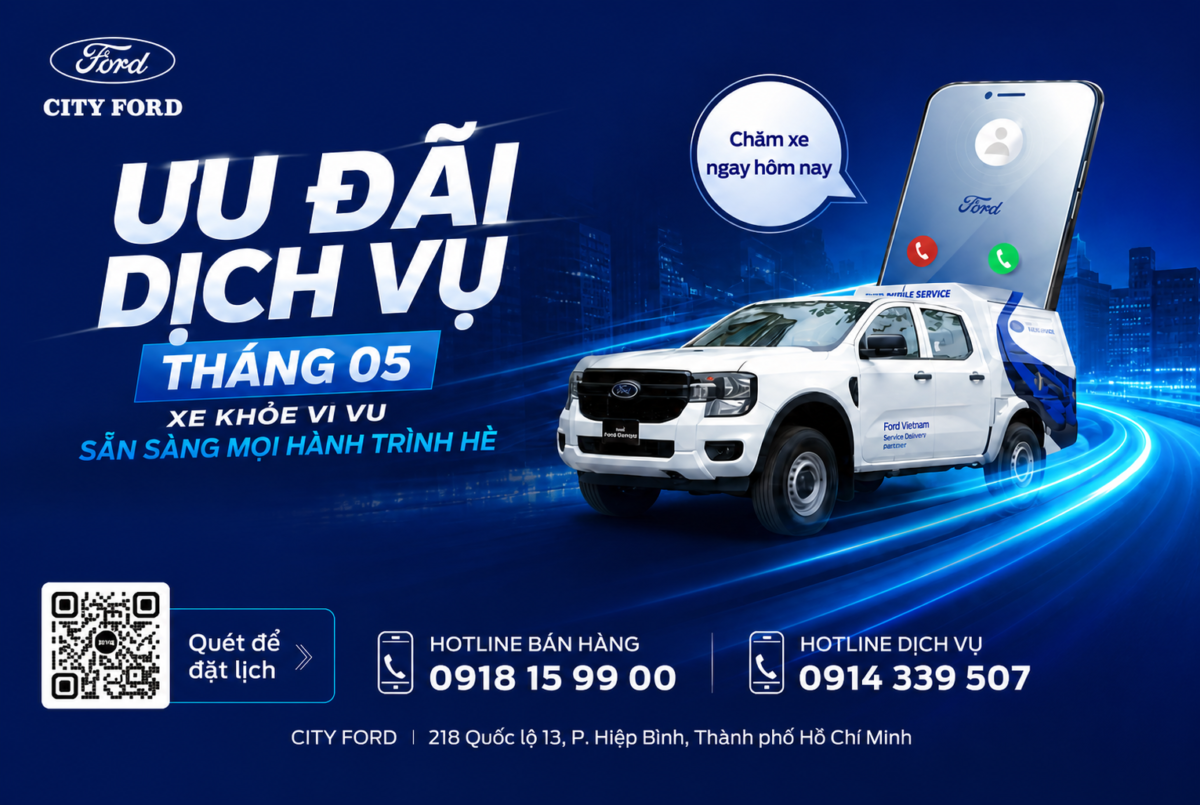 ƯU ĐÃI DỊCH VỤ THÁNG 05 – CHĂM XE NGAY